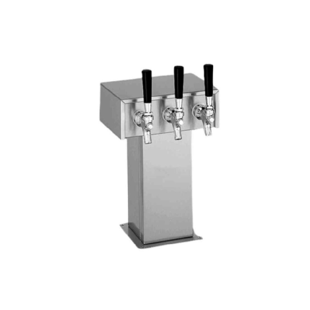 Perlick 3780-3BPC Tee Draft Beer Tower Air-cooled (3) Faucets - Image 10