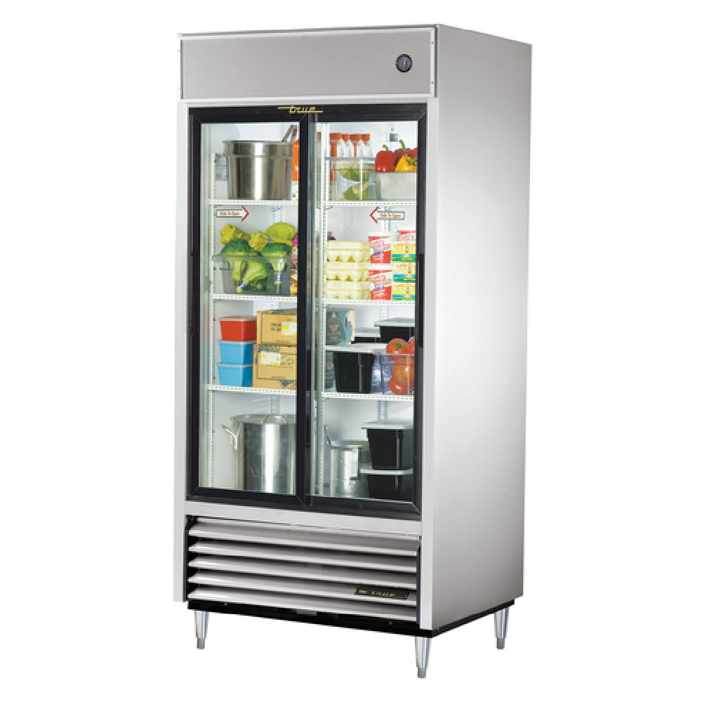 True Refrigeration TSD-33G-HC-LD Refrigerator Reach-in (2) Glass Sliding Doors - Image 3