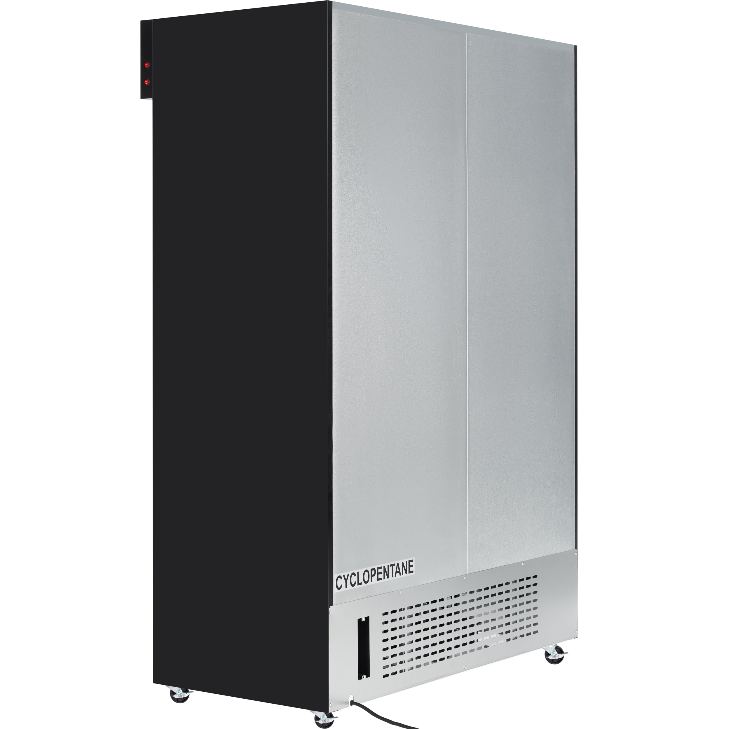 Empura 52" Black Sliding Glass 2 Door Merchandiser Refrigerator with ClearKeeper™ Glass, 42 Cu. Ft., LED Lighting, 8 Adjustable Shelves - Image 10