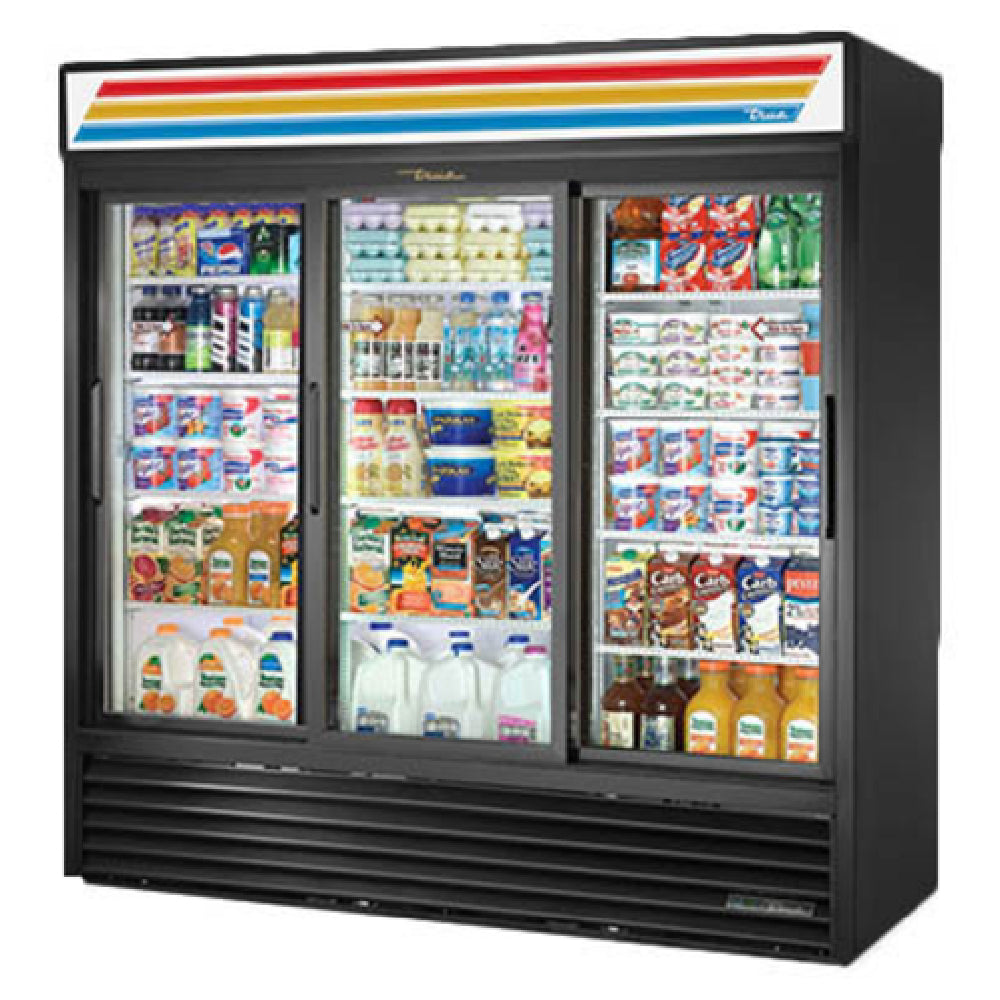 True Refrigeration GDM-69-HC-LD_WH Refrigerated Merchandiser Three-section - Image 10