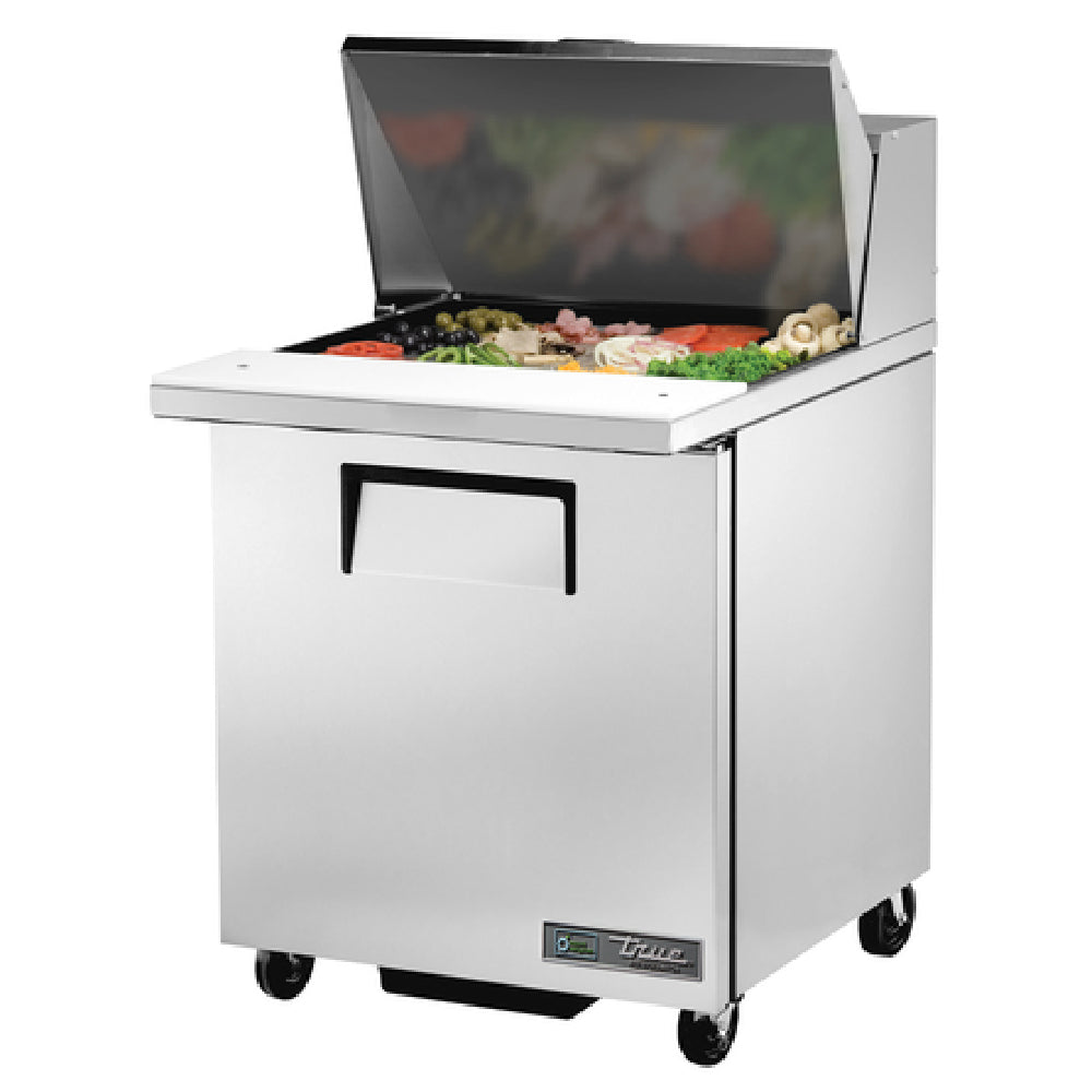 True Refrigeration TSSU-27-12M-C-HC Mega Top Sandwich/Salad Unit (12) 1/6 Size (4"D) Poly Pans - Image 3