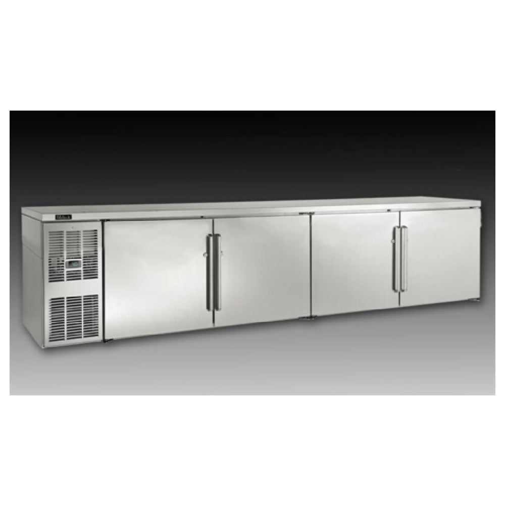 Perlick BBSLP84_SSRGDC Low Profile Refrigerated Back Bar Cabinet Three-section - Image 3