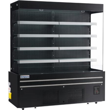 Empura Refrigeration E-VOAR-72B Open Air Merchandiser 72"W × 29"D × 79.9"H 40.9 Cu. Ft. Capacity