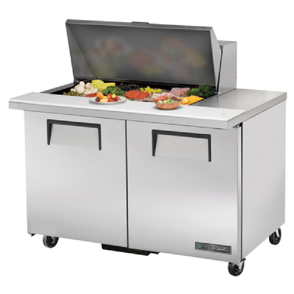 True Refrigeration TSSU-48-15M-B-HC Mega Top Sandwich/Salad Unit (15) 1/6 Size (4"D) Poly Pans - Image 10