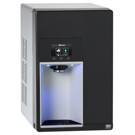 Follett 15CI114A-IW-NF-ST-00 Champion 15 Countertop Ice And Water Dispenser Produces Up To 100 Lbs Of Chewblet Nugget Ice Per Day While Holding 15 Lbs Of Ice In Storage