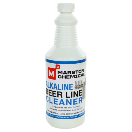 Marston Chemical 300189 Alkaline Beer Line Cleaner 32 Oz Heavy-duty Alkaline-based Beer Line Cleaning Solution