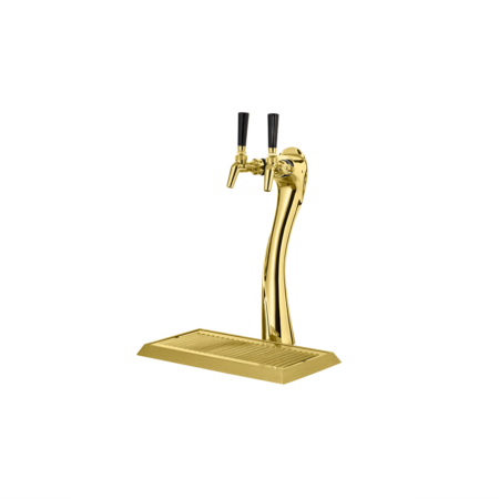Perlick 4041GD-1B Lucky Draft Beer Tower Countertop 16-1/16"H