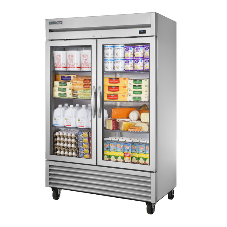 True Refrigeration T-49G-HC~FGD01 Refrigerator Reach-in Two-section - Image 8