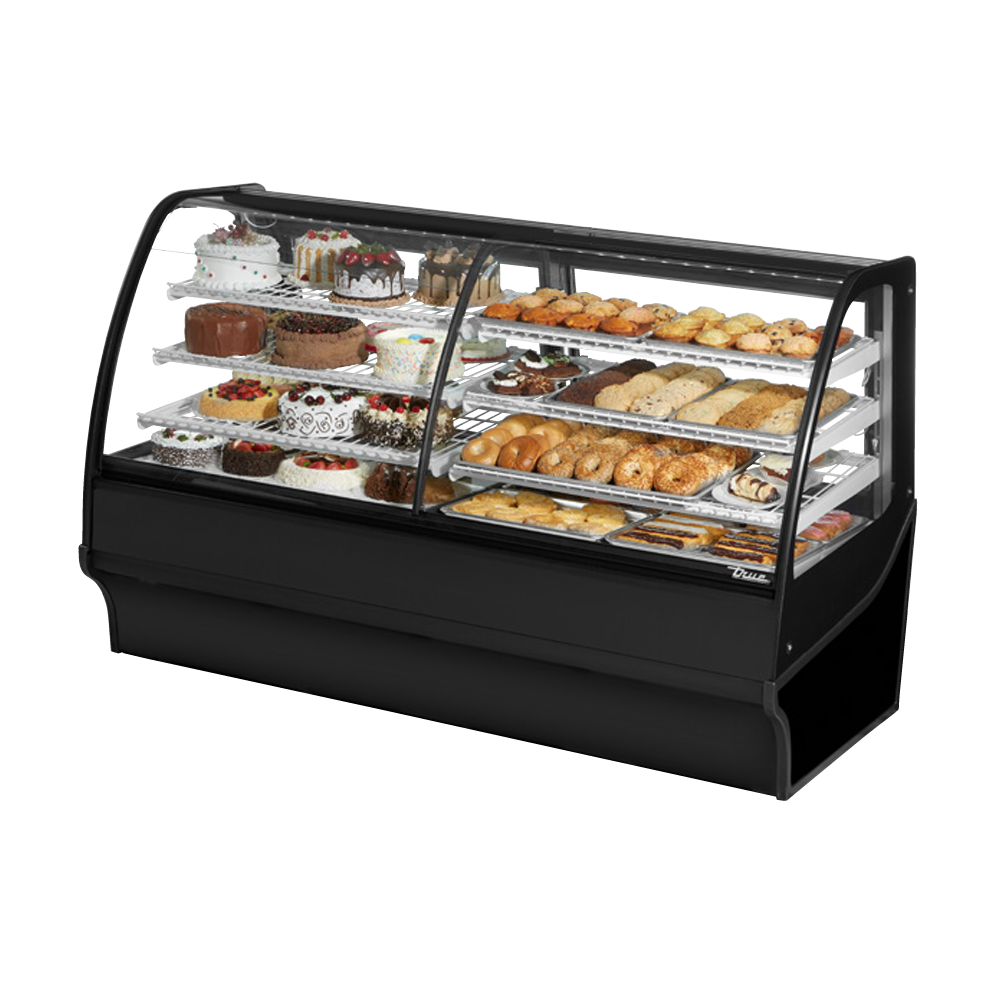 True Refrigeration TDM-DZ-77-GE/GE-B-W Display Merchandiser Dual Zone (dry/refrigerated) - Image 6
