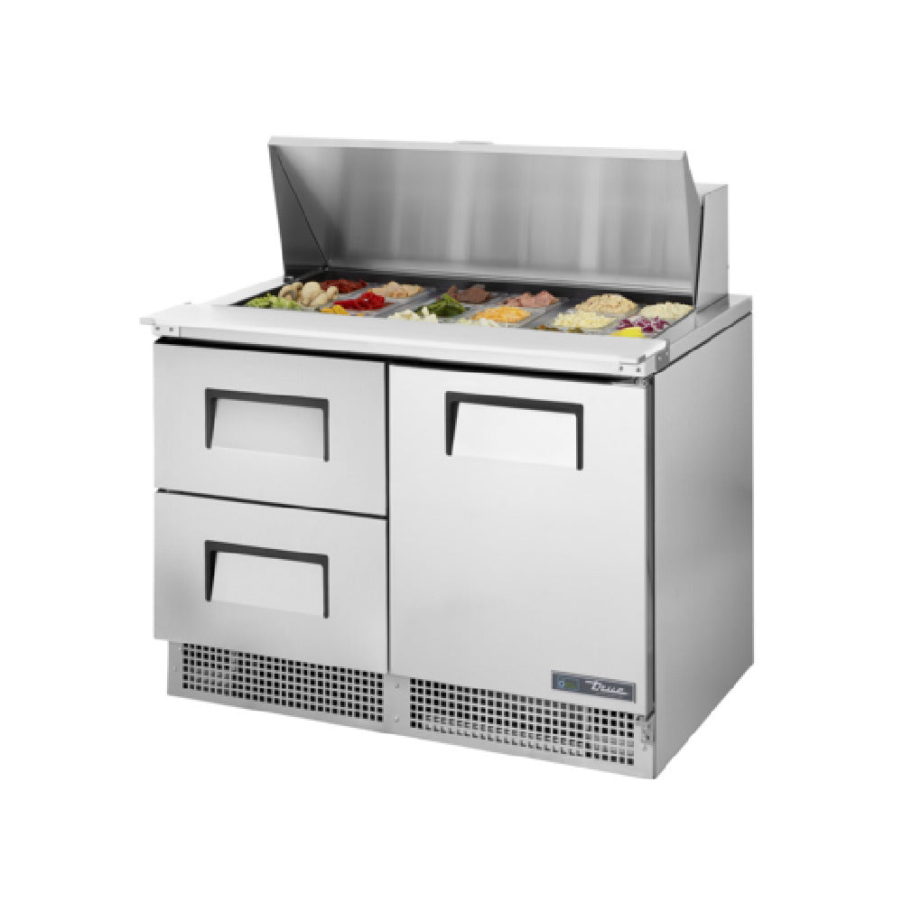 True Refrigeration TFP-48-18M-D-2-HC Sandwich/Salad Unit Two-section