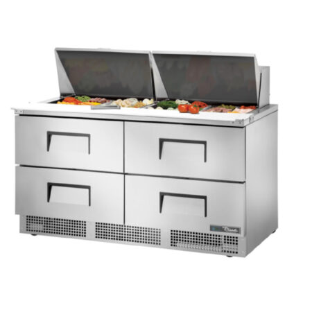 True Refrigeration TFP-64-24M-D-4-HC Sandwich/Salad Unit Two-section