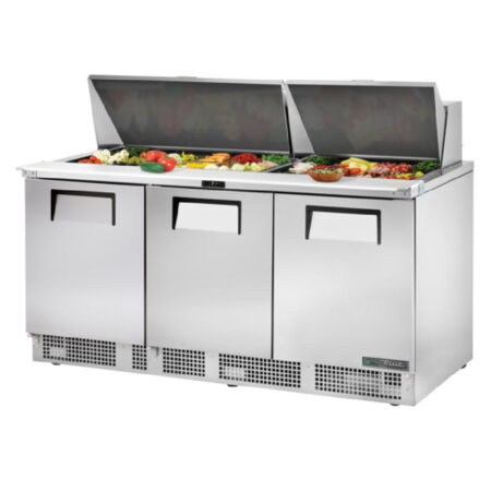 True Refrigeration TFP-72-30M-HC Sandwich/Salad Unit Three-section