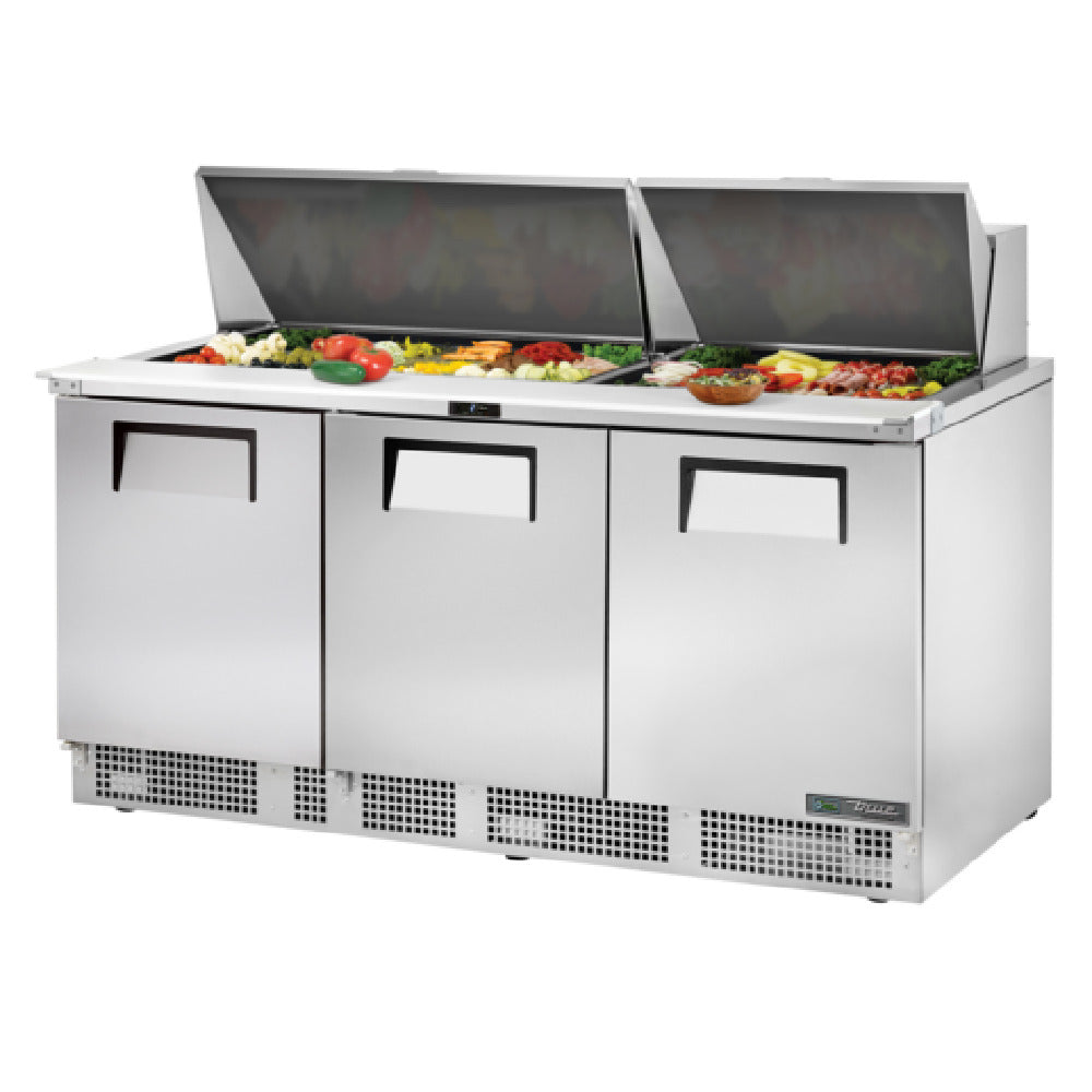 True Refrigeration TFP-72-30M-HC Sandwich/Salad Unit Three-section